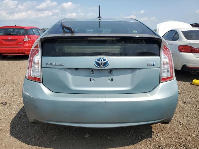 JTDKN3DU3D5638423 - 2013 TOYOTA PRIUS TURQUOISE photo 6