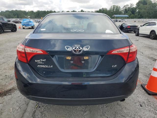 5YFBURHE2KP859052 - 2019 TOYOTA COROLLA L BLUE photo 6