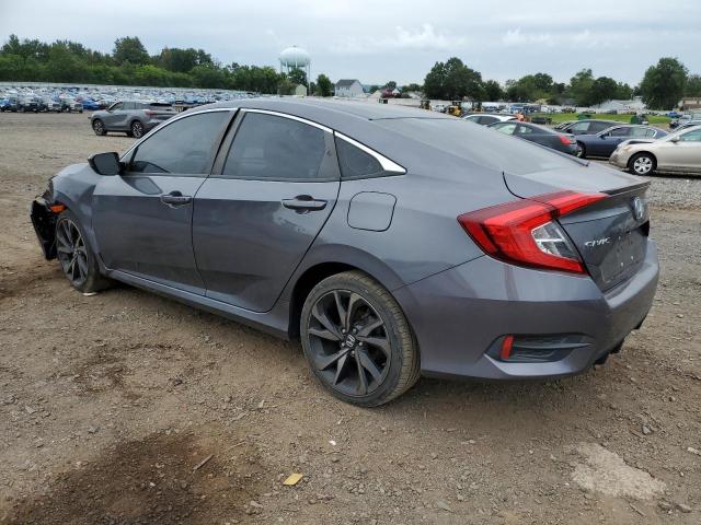2HGFC2F82KH540637 - 2019 HONDA CIVIC SPORT GRAY photo 2