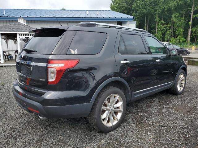 1FM5K8D80DGC22772 - 2013 FORD EXPLORER XLT BLACK photo 3