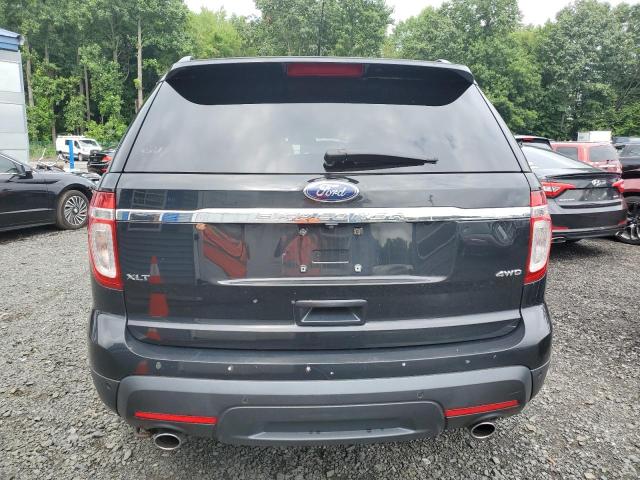 1FM5K8D80DGC22772 - 2013 FORD EXPLORER XLT BLACK photo 6