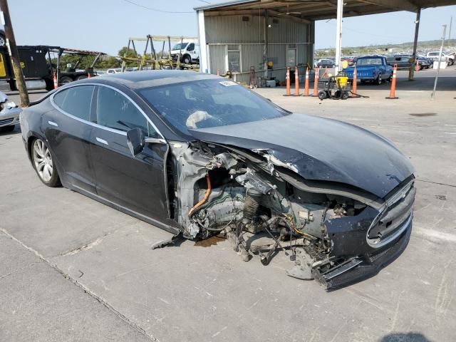 5YJSA1E26FF109675 - 2015 TESLA MODEL S Մոխրագույն լուսանկար 4