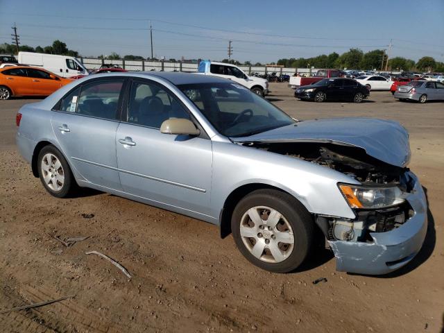 5NPET46C68H357719 - 2008 HYUNDAI SONATA 4D GLS BLUE photo 4