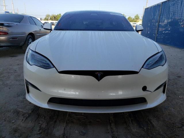 5YJSA1E67MF433461 - 2021 TESLA MODEL S Սպիտակ լուսանկար 5