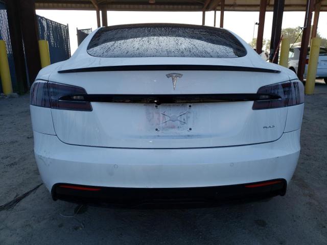 5YJSA1E67MF433461 - 2021 TESLA MODEL S Սպիտակ լուսանկար 6