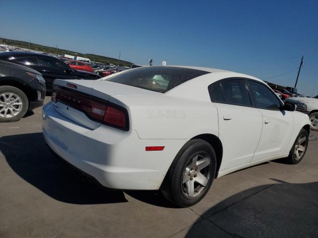 2C3CDXAG7EH217137 - 2014 DODGE CHARGER POLICE WHITE photo 4