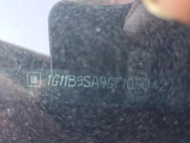 1G11B5SA9GF109042 - 2016 CHEVROLET MALIBU LIM LS WHITE photo 12