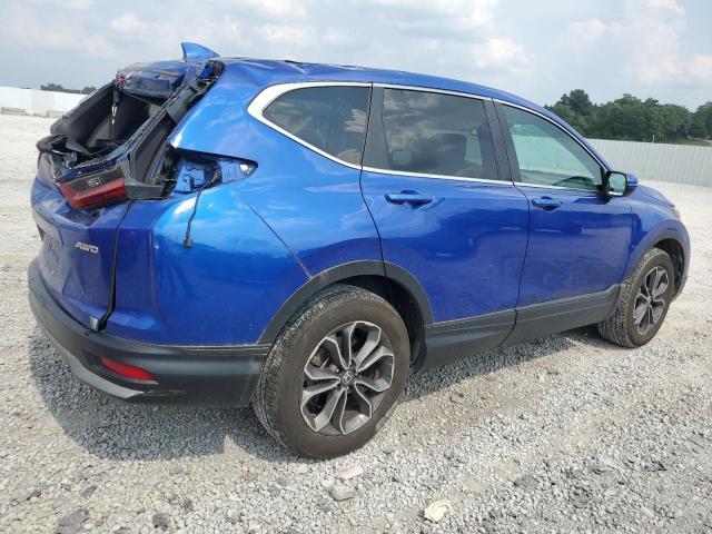 7FARW2H86ME021233 - 2021 HONDA CR-V EXL BLUE photo 3