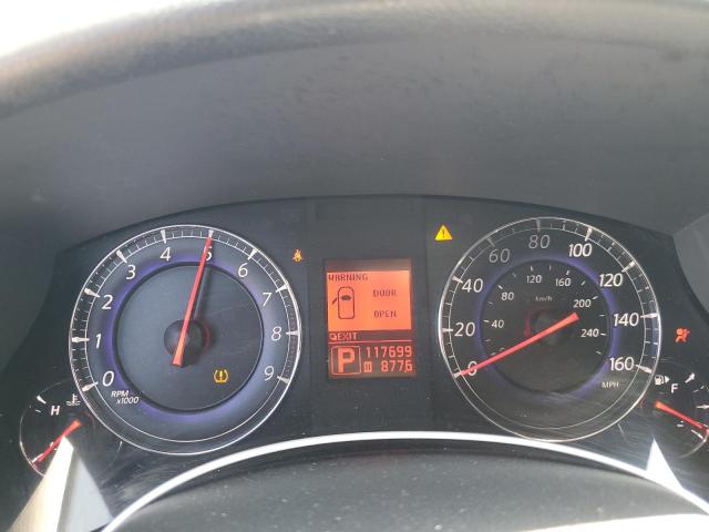 JNKAJ09F08M360039 - 2008 INFINITI EX35 BASE SILVER photo 9