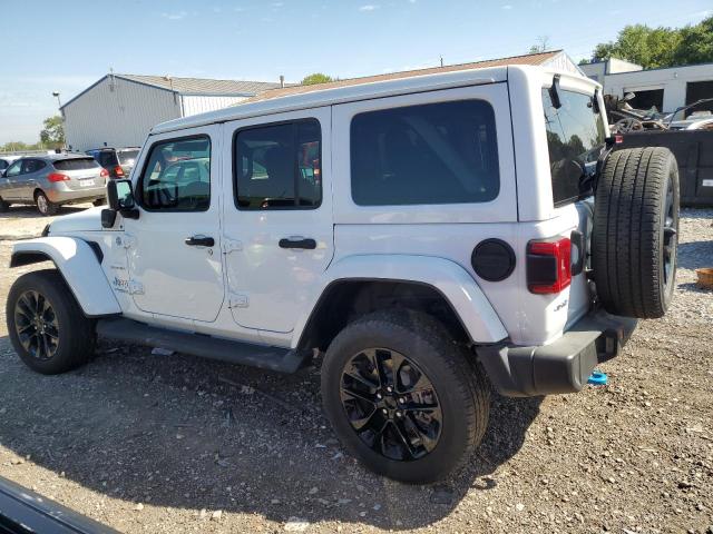 1C4JJXP6XNW275142 - 2022 JEEP WRANGLER U SAHARA 4XE WHITE photo 2