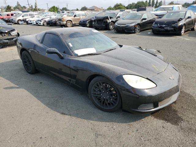 1G1YY24U655104323 - 2005 CHEVROLET CORVETTE BLACK photo 4