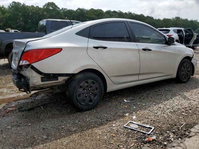 KMHCT4AE3FU879464 - 2015 HYUNDAI ACCENT GLS SILVER photo 3