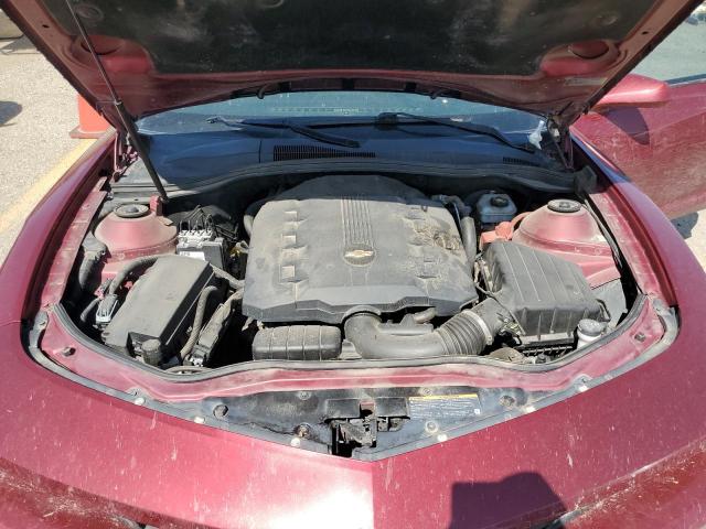 2G1FB1EV0A9224688 - 2010 CHEVROLET CAMARO LT RED photo 11