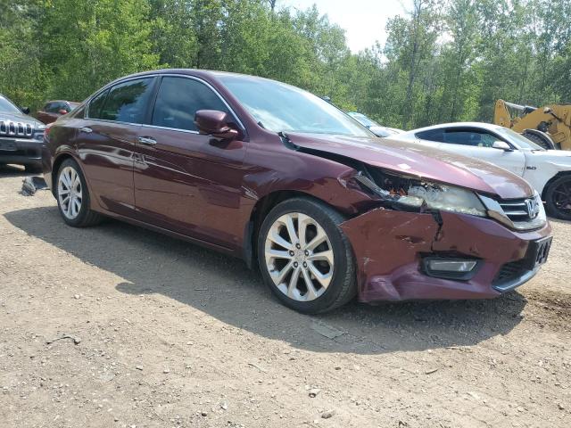 1HGCR2F98DA809641 - 2013 HONDA ACCORD TOURING 勃艮第红 照片 4