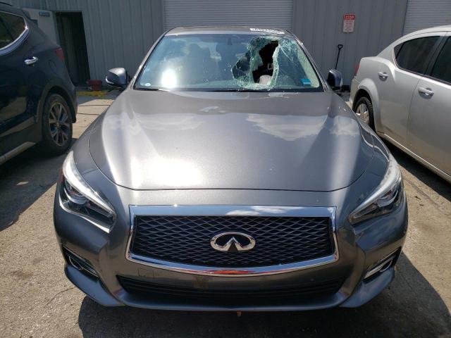 JN1BV7AR8EM692625 - 2014 INFINITI Q50 BASE GRAY photo 5