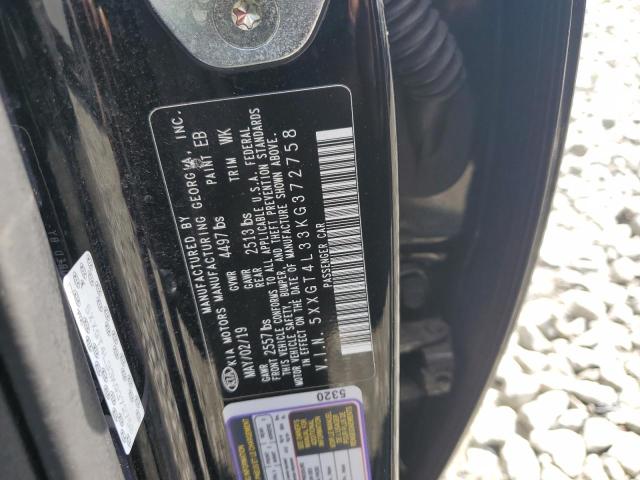 5XXGT4L33KG372758 - 2019 KIA OPTIMA LX Siyah fotoğraf 12