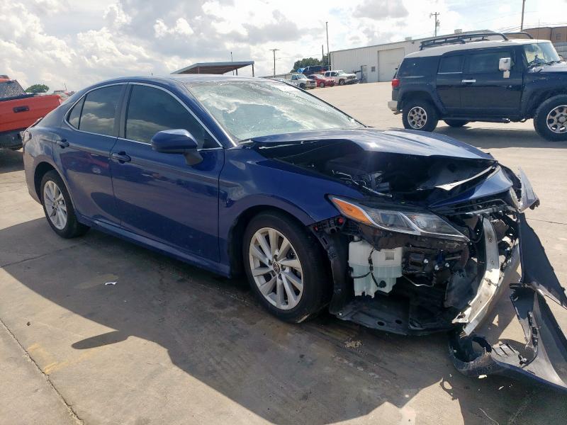 4T1C11AK3PU106151 - 2023 TOYOTA CAMRY LE BLUE photo 4