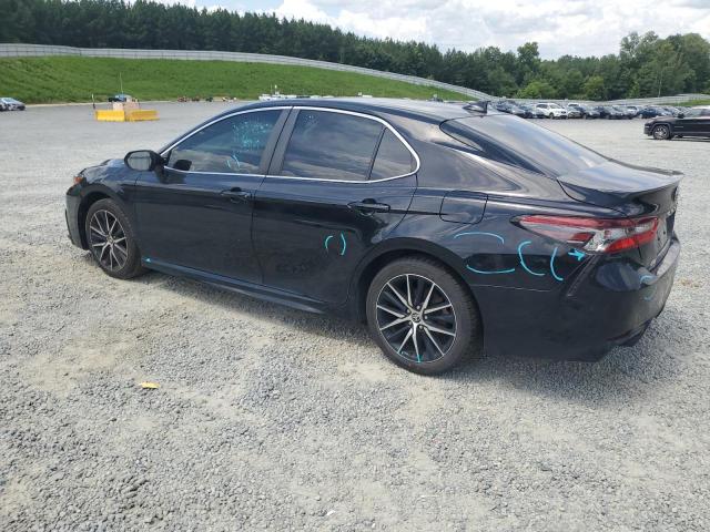 4T1T11AK8MU588658 - 2021 TOYOTA CAMRY SE BLUE photo 2