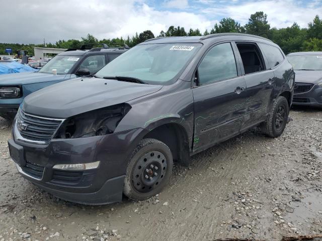 1GNKRFED2EJ107394 - 2014 CHEVROLET TRAVERSE LS GRAY photo 1