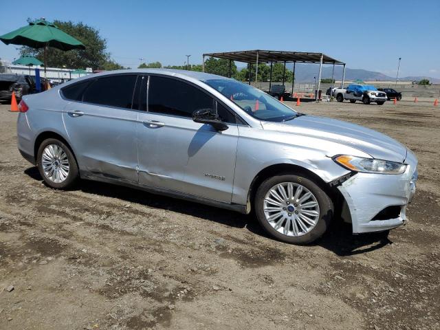 3FA6P0UU0ER340927 - 2014 FORD FUSION S HYBRID SILVER photo 4