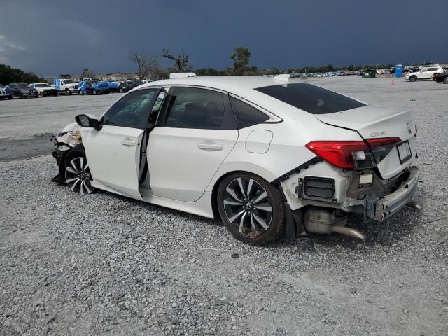 JHMFE1F75NX010297 - 2022 HONDA CIVIC EX WHITE photo 2