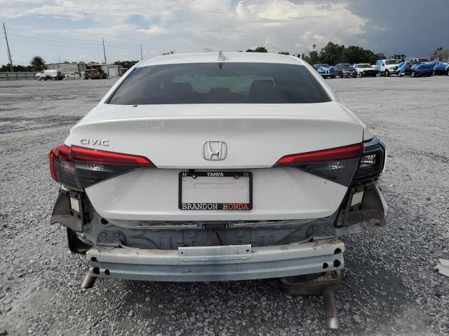 JHMFE1F75NX010297 - 2022 HONDA CIVIC EX WHITE photo 6