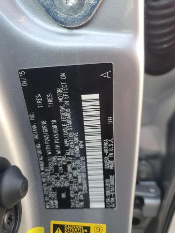 5TDKKRFHXFS083219 - 2015 TOYOTA HIGHLANDER XLE SILVER photo 13