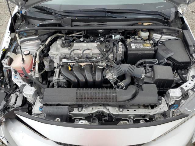 JTDEPMAE8MJ119028 - 2021 TOYOTA COROLLA LE SILVER photo 11