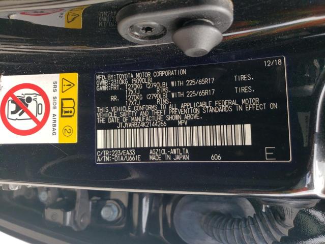 JTJYARBZ4K2144266 - 2019 LEXUS NX 300 BASE Qara foto 13