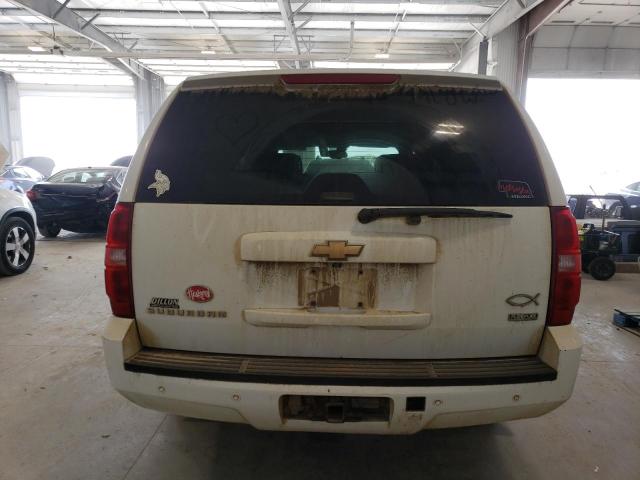 1GNFK163X7J240888 - 2007 CHEVROLET SUBURBAN K1500 WHITE photo 6