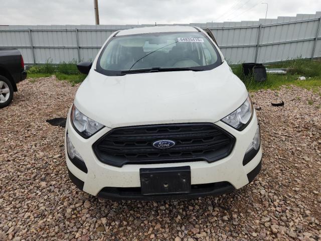 MAJ6S3FL2NC463468 - 2022 FORD ECOSPORT S WHITE photo 5
