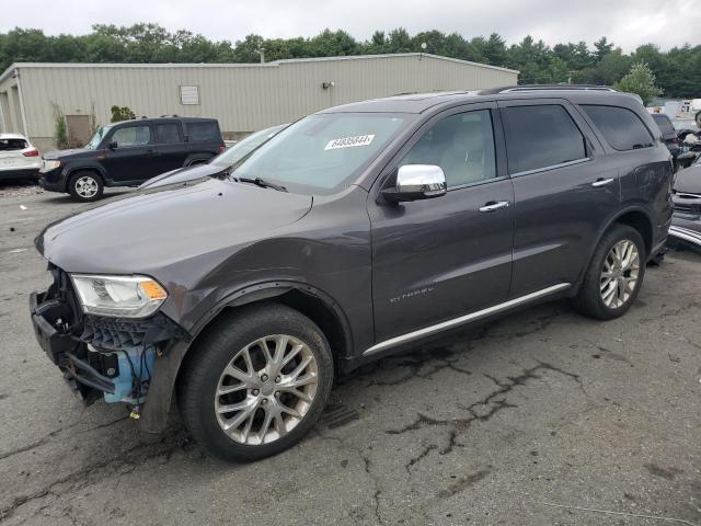 1C4RDJEG7EC973602 - 2014 DODGE DURANGO CITADEL GRAY photo 1