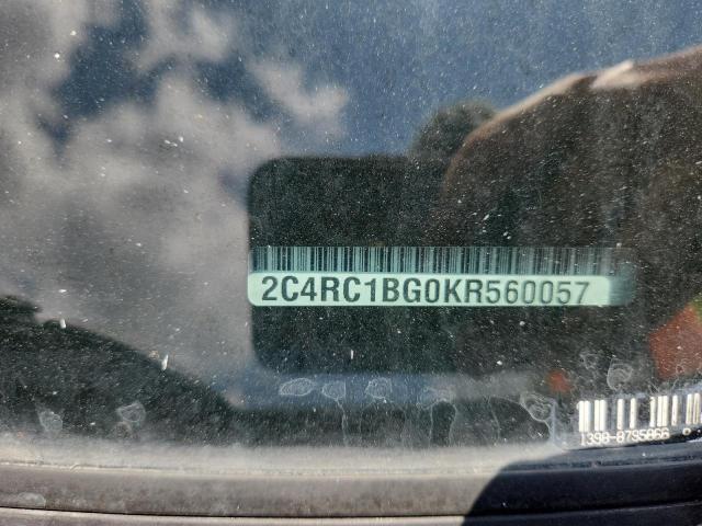 2C4RC1BG0KR560057 - 2019 CHRYSLER PACIFICA TOURING L Gümüş foto 13