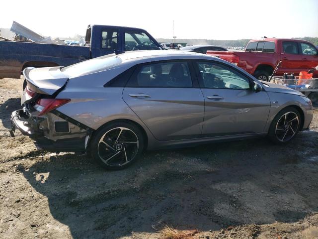 KMHLR4AF6PU560777 - 2023 HYUNDAI ELANTRA N LINE GRAY photo 3