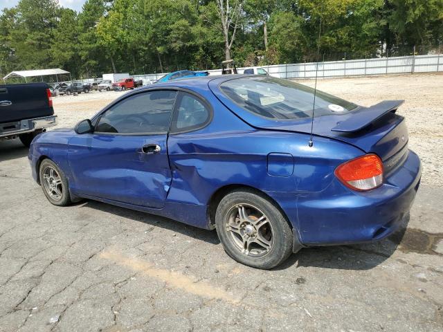 KMHJG25F6YU180061 - 2000 HYUNDAI TIBURON BLUE photo 2