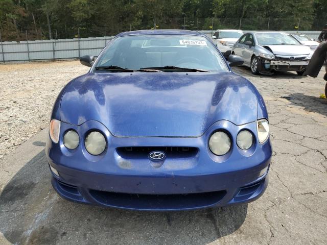 KMHJG25F6YU180061 - 2000 HYUNDAI TIBURON BLUE photo 5