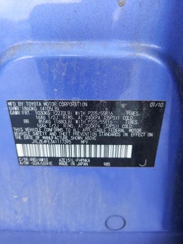 JTLZE4FE3A1117395 - 2010 TOYOTA SCION XB PURPLE photo 12