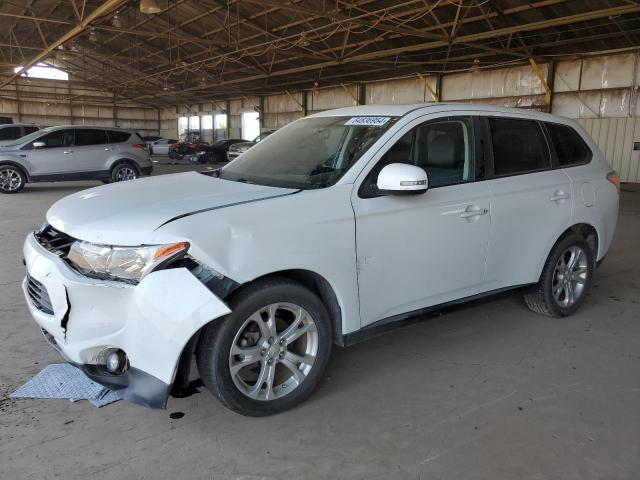 JA4AD3A33EZ020193 - 2014 MITSUBISHI OUTLANDER SE WHITE photo 1