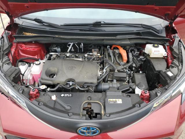 5TDJSKFC9MS034274 - 2021 TOYOTA SIENNA XLE RED photo 12