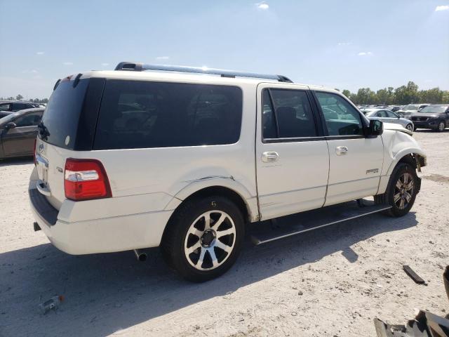 1FMFK20508LA48681 - 2008 FORD EXPEDITION EL LIMITED WHITE photo 3