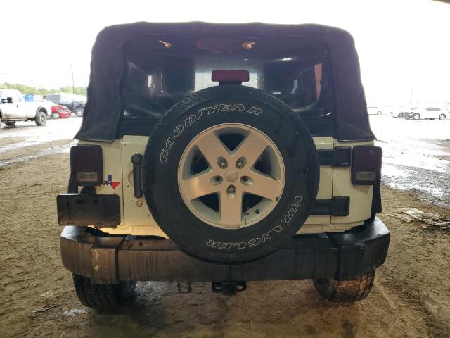 1J4FA24148L529655 - 2008 JEEP WRANGLER X WHITE photo 6