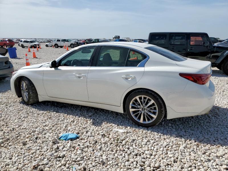 JN1EV7BP2PM511841 - 2023 INFINITI Q50 LUXE WHITE photo 2