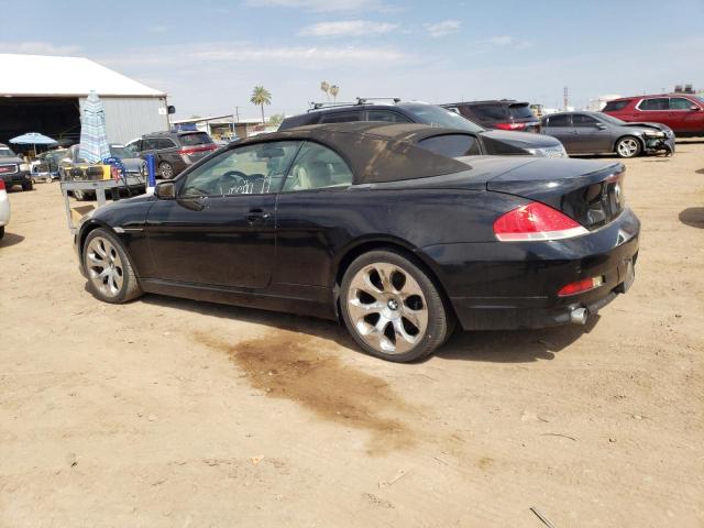 WBAEK73435B327153 - 2005 BMW 645 CI AUTOMATIC BLACK photo 2