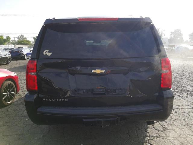 1GNSCJKC7FR711056 - 2015 CHEVROLET SUBURBAN C1500 LT BLACK photo 6