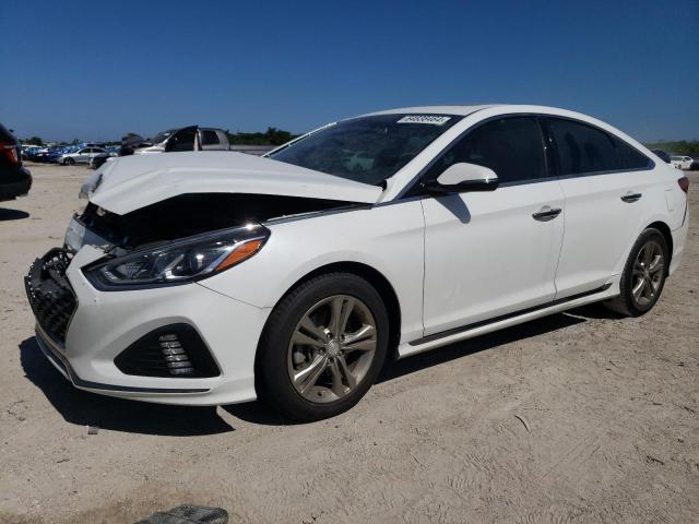 5NPE34AF9JH706136 - 2018 HYUNDAI SONATA SPORT WHITE photo 1