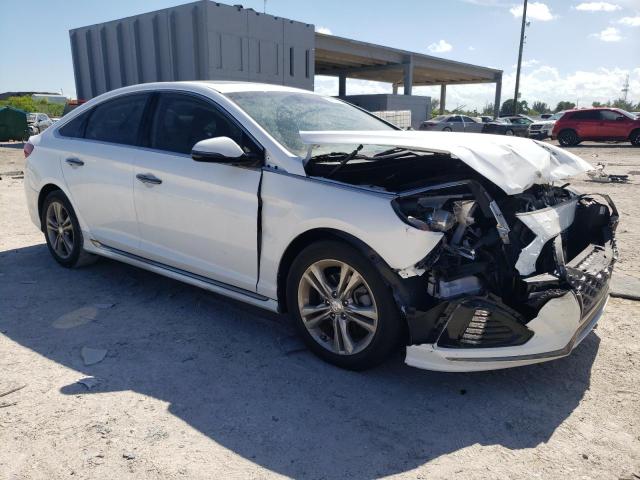 5NPE34AF9JH706136 - 2018 HYUNDAI SONATA SPORT WHITE photo 4