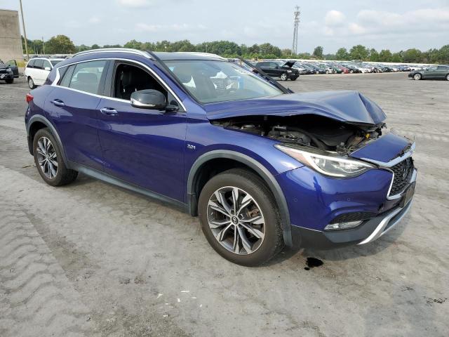 SJKCH5CR7JA049413 - 2018 INFINITI QX30 BASE BLUE photo 4