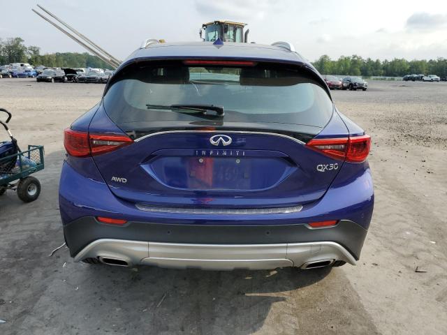 SJKCH5CR7JA049413 - 2018 INFINITI QX30 BASE BLUE photo 6