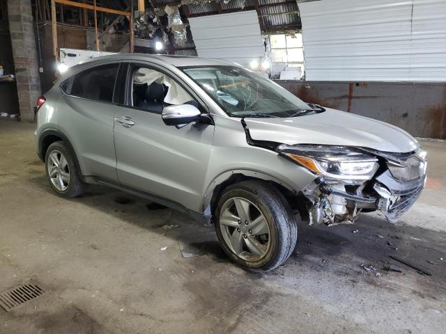 3CZRU6H77KM735908 - 2019 HONDA HR-V EXL SILVER photo 4