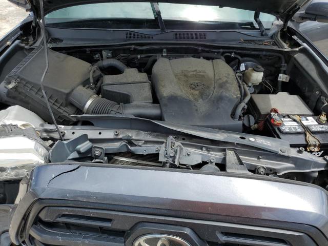 3TMCZ5AN0HM113871 - 2017 TOYOTA TACOMA DOUBLE CAB GRAY photo 11